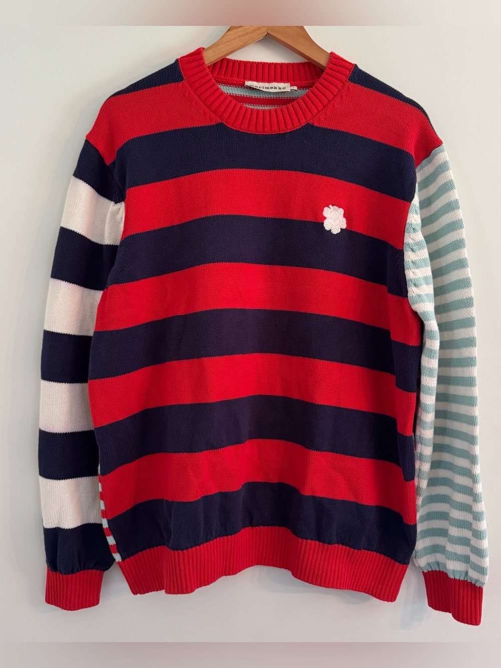 Marimekko Kesakoju Maalis Pullover Sweater Size Large - Picture 2 of 10